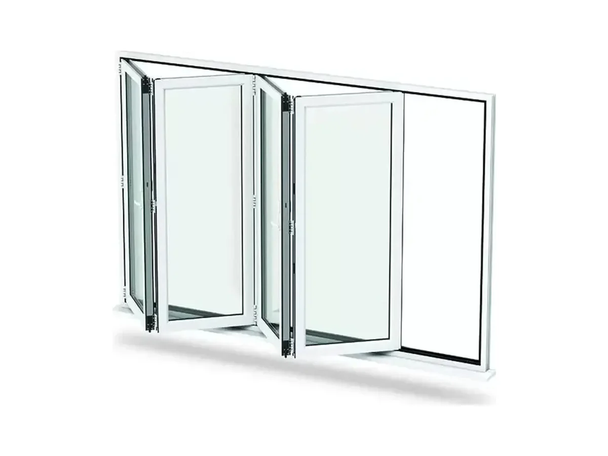 White aluminium bi-fold door studio product card