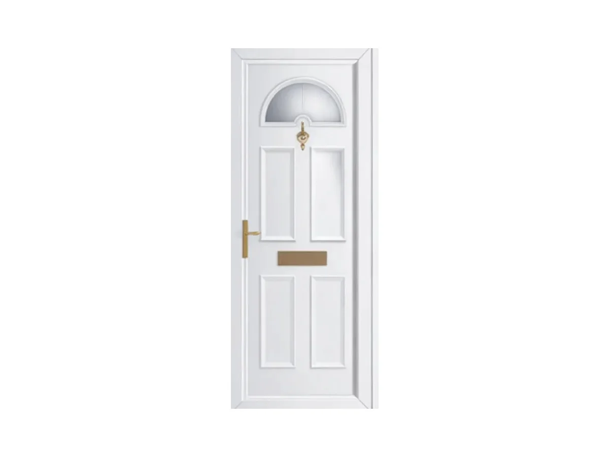 White UPVC door studio product card
