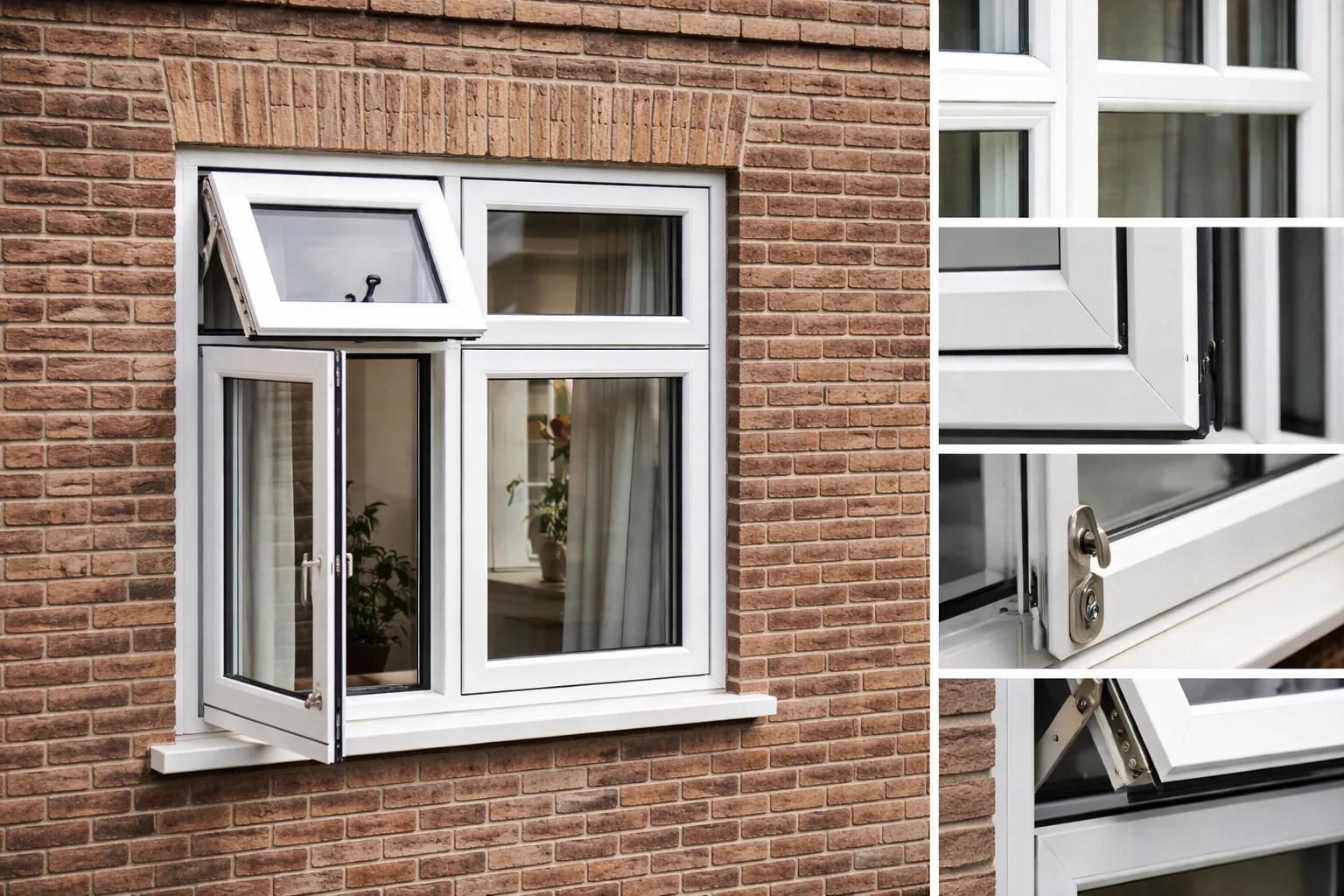 Flush sash windows main graphic created for Cii Double Glazing
